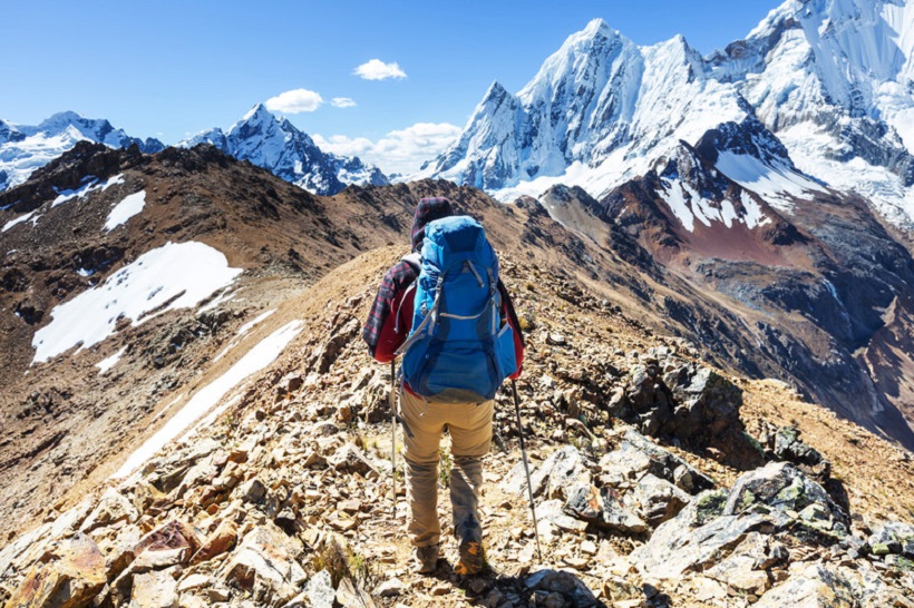 Top Marijuana Products For Your Outdoor Expeditions. Man hiking.