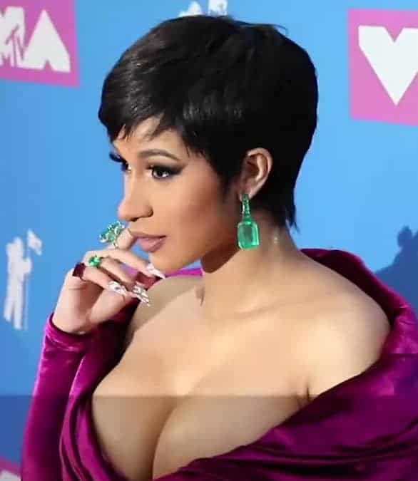 Cardi B Tits for Weed Lovers