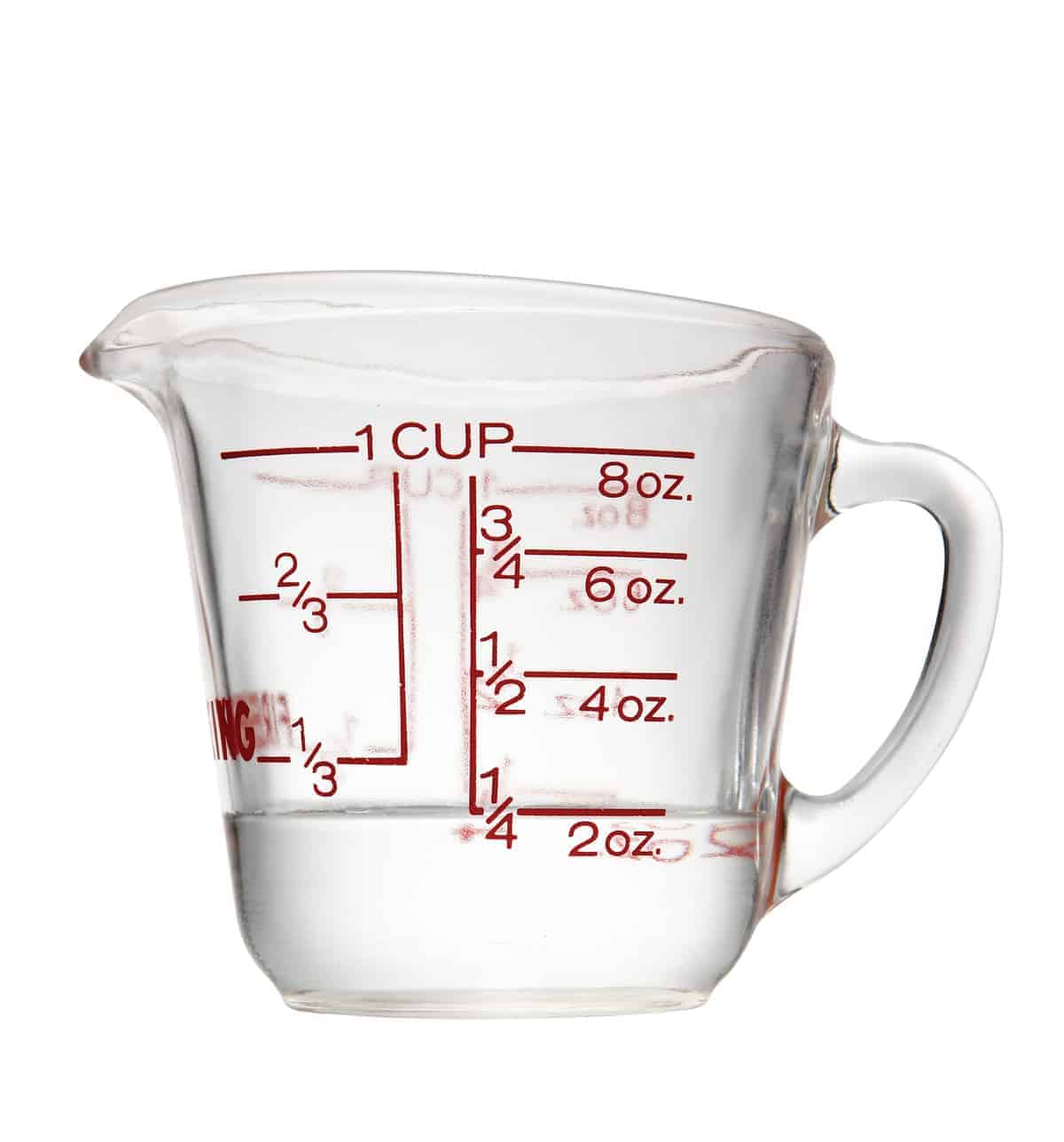 How many ounces in a cup.