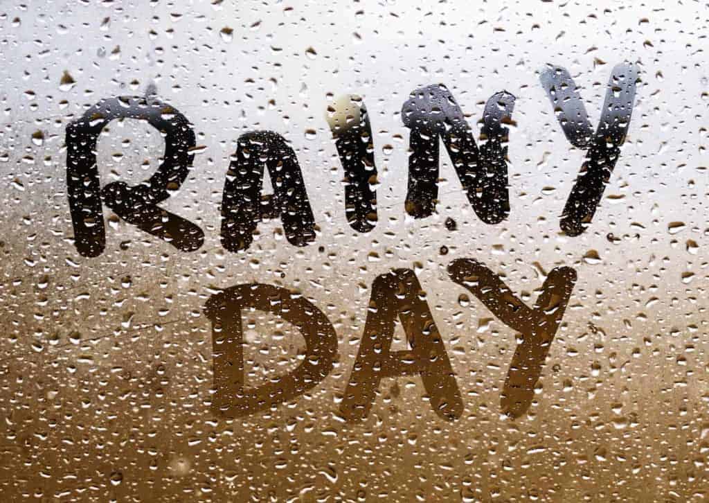window with rain drops on it, marijuana strains for rainy weather